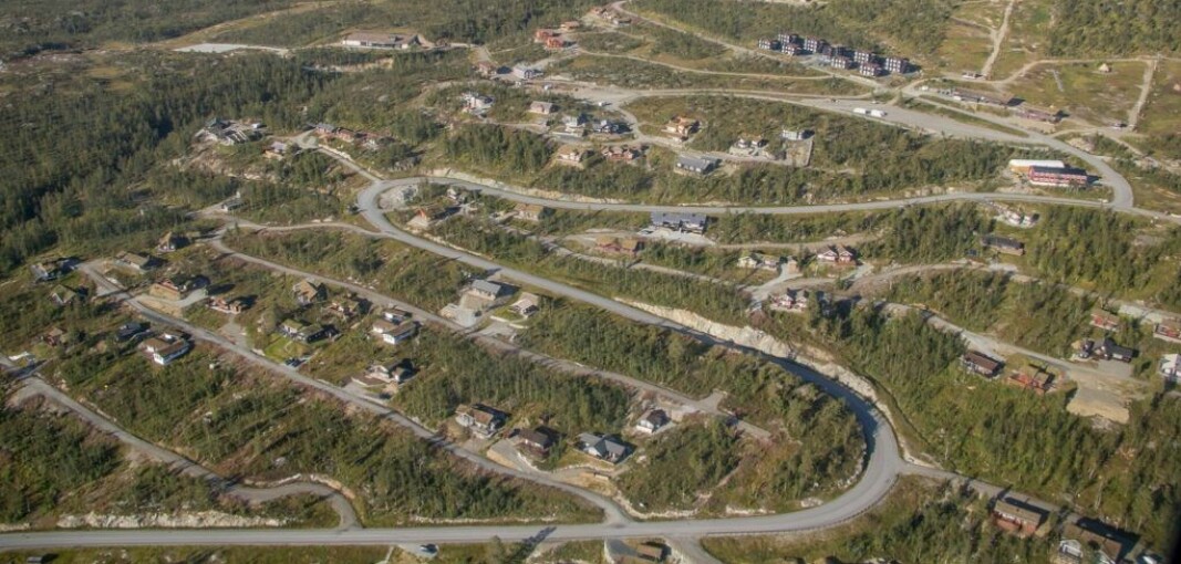 Her ser du siste del av traseen opp fjellandsbyen i Målselv i Troms og Finnmark, med en trasé på hele 3,8 kilometer.