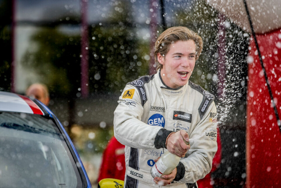 Marius Aasen er tilbake i manesjen igjen i toppklassen på Rally Hedemarken. Her fra samme løp i 2013. (Foto: Simen Næss Hagen)