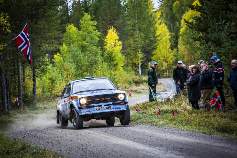 Edvall Martin Stenberg på vei mot NM-gull i skogene rundt Hamar. (Foto: Morten K. Larsen/KL Media)