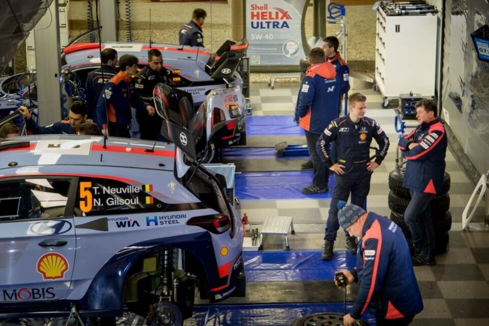 Han har stortrivdes i Hyundai-teamet, men nå er det slutt på WRC-karrieren som mekaniker for Espen Y. Ruud. (Foto: Simen Næss Hagen=