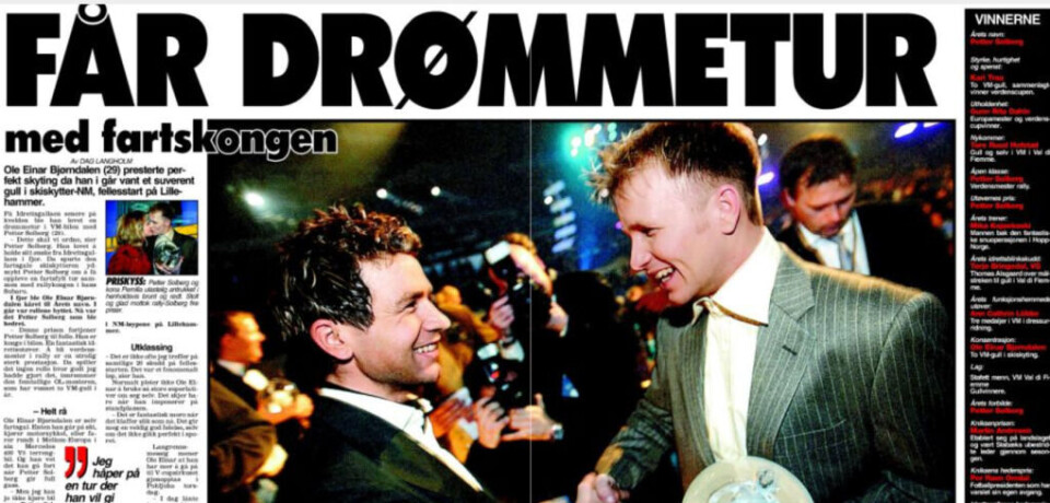 (Faksimilie: VG Sporten, 2003)