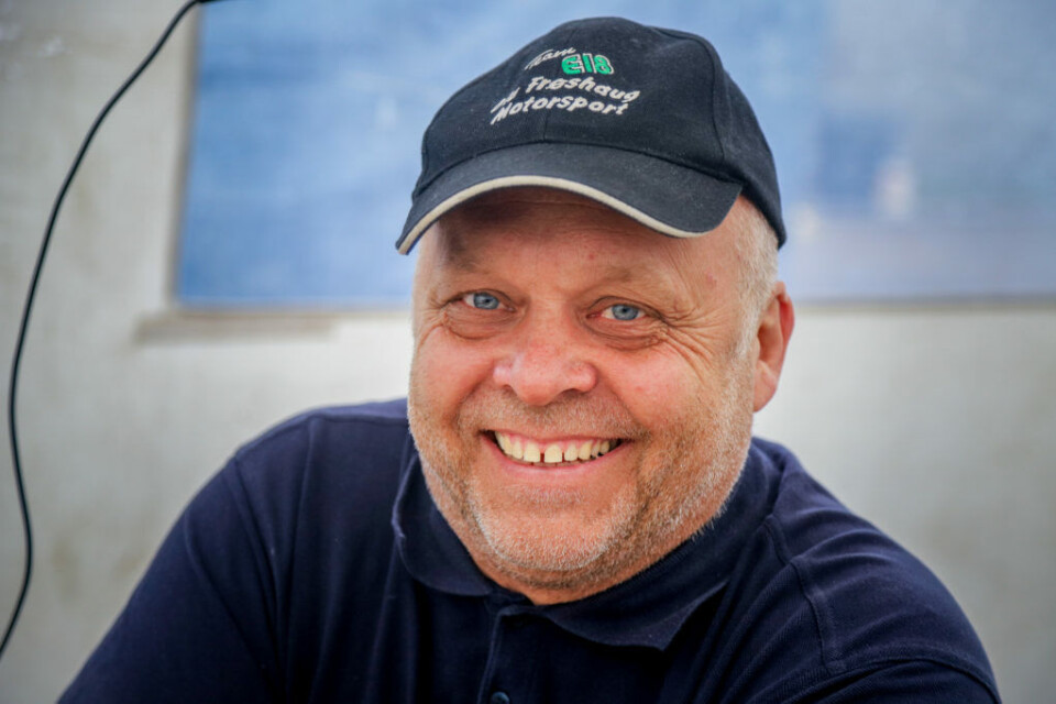 Ola Frøshaug, blid som ei sol etter første dag i Spania. (Foto: Simen Næss Hagen)