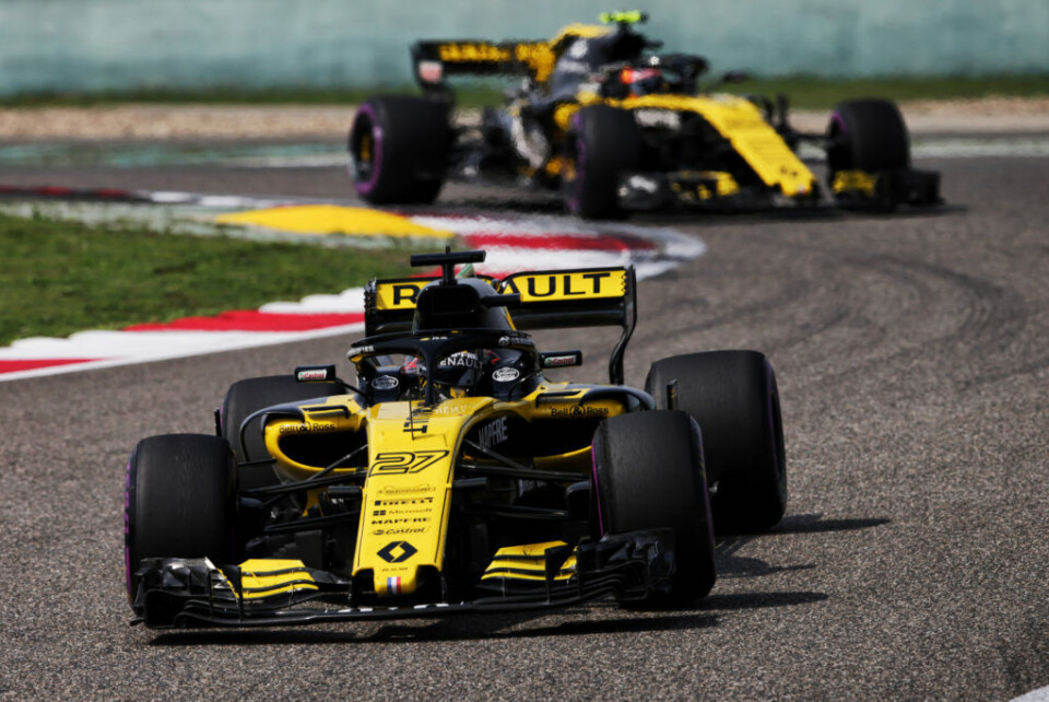 Nico Hülkenberg og Carlos Sainz jr. med spennende dekkvalg til Aserbajdsjans Grand Prix. (Foto: Renault Sport F1 Team)