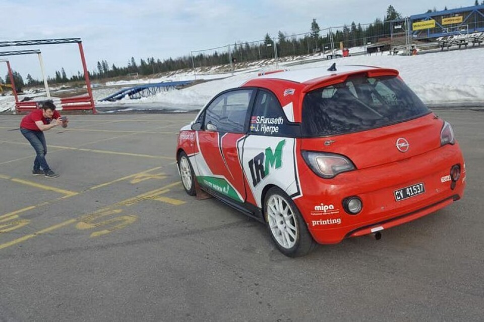 Sindre Furuseth fra testen på Gardermoen denne uken. (Foto: Privat)