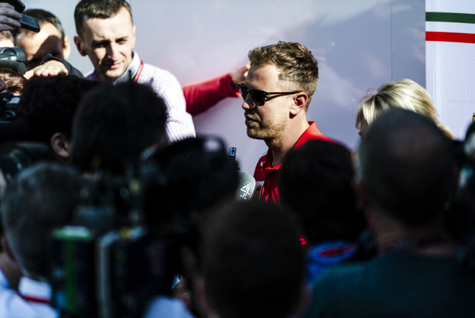 Sebastian Vettel tok årets tredje pole på rad. (Foto: Ferrari Media)