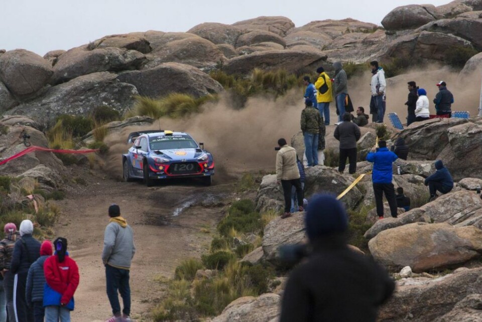 Siste dag av Rally Argentina ble en meget god dag for Mikkelsen. (Foto: Hyundai Motorsport)