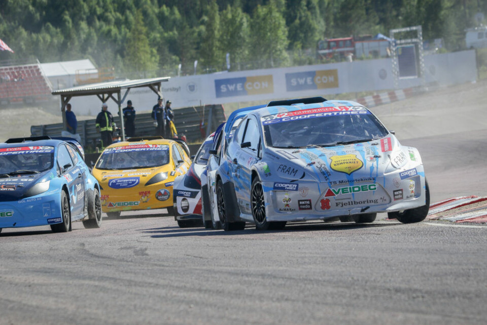 Ben-Philip Gundersen fra RX2-debuten i Höljes i fjor. (Foto: Simen Næss Hagen)