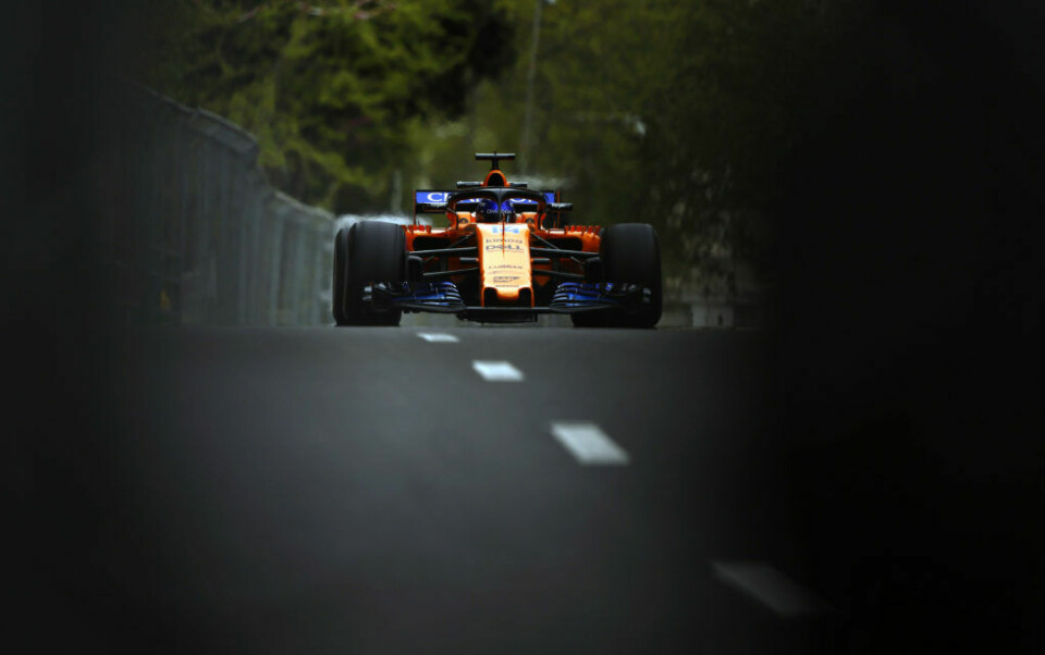 Fernando Alonso fra Aserbajdsjans Grand Prix i Baku. (Foto: Andy Hone/McLaren)