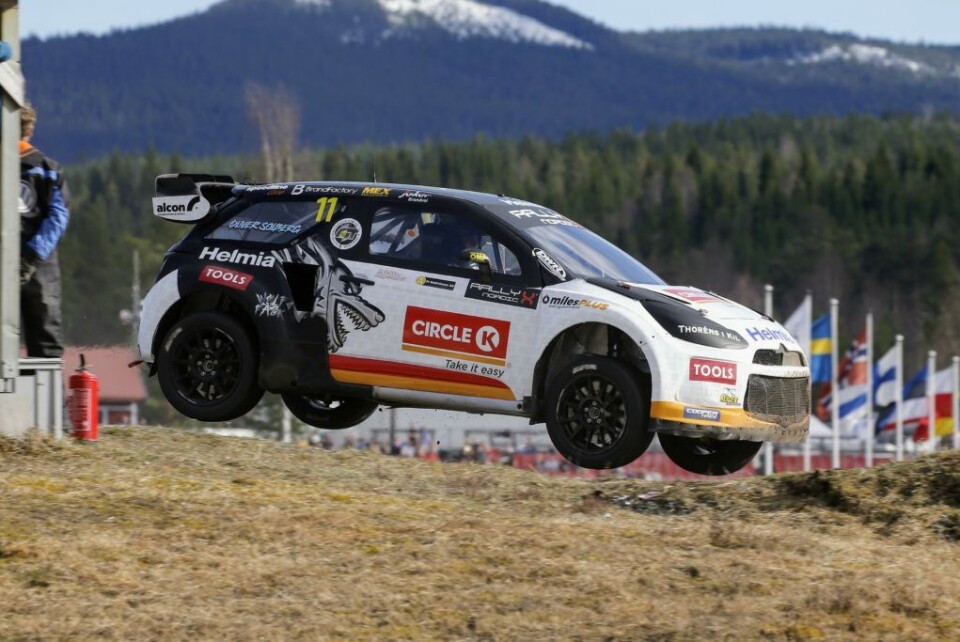 Oliver Solberg skal i aksjon igjen denne helgen når RallyX Nordic forflytter seg til Arvika. (Foto: Oliver Solberg Media Office)