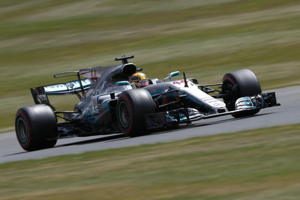 Lewis Hamilton fra Silverstone i fjor. (Foto: Steve Etherington)