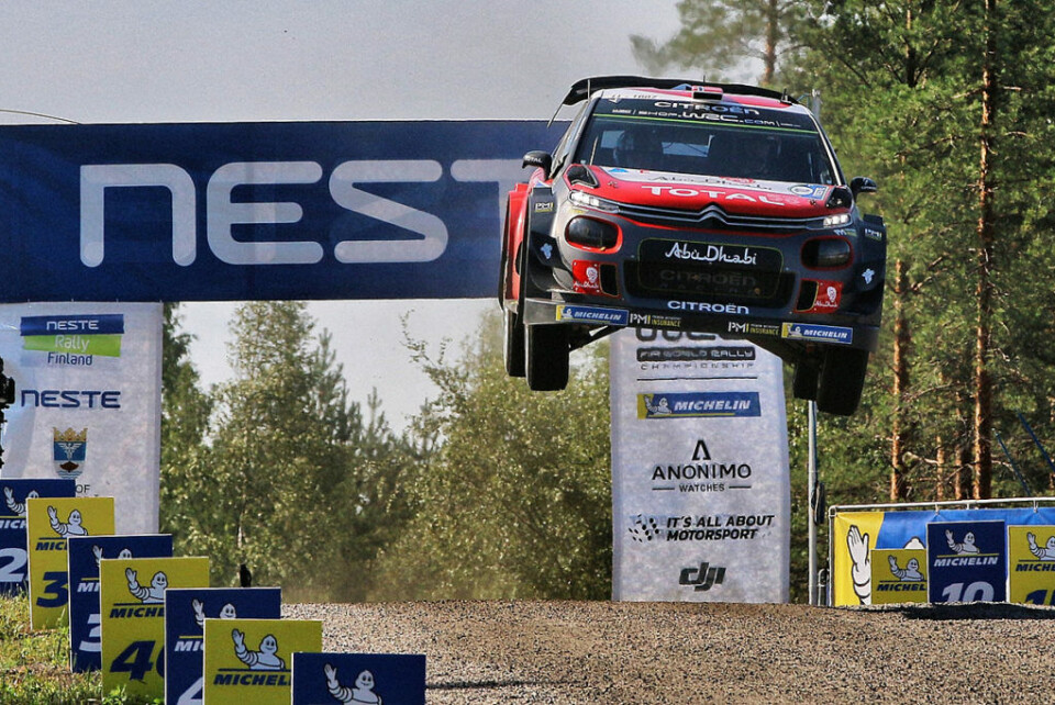 Mads Østberg sitt desiderte høydepunkt i år er naturlig nok andreplassen fra Rally Finland. (Foto: @World/Citroën Racing)