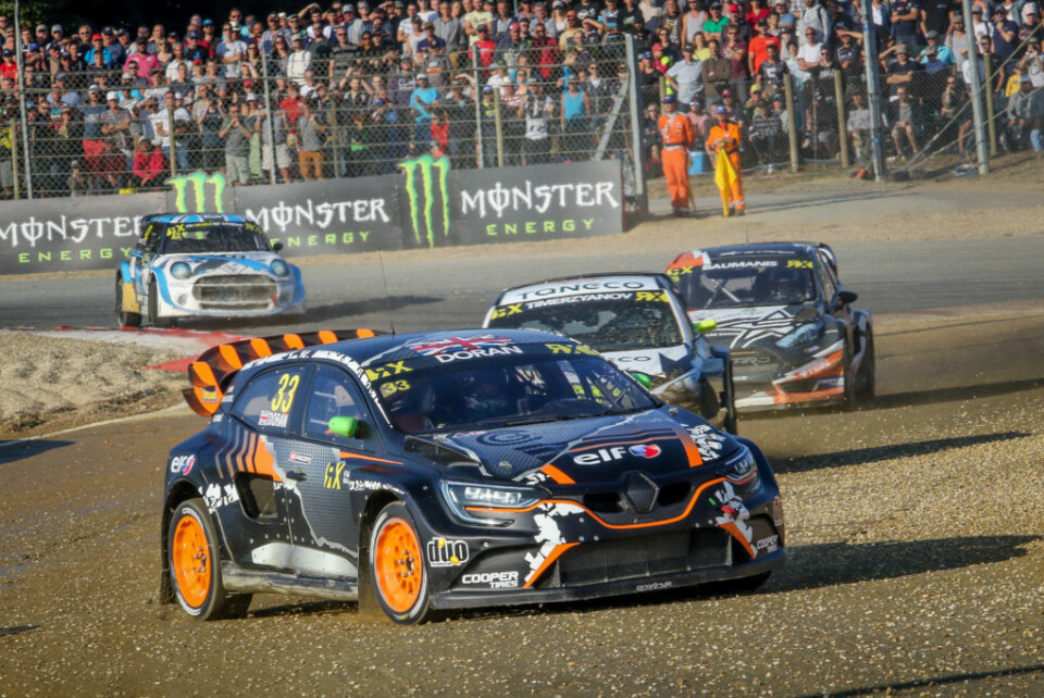 Liam Doran i tet i Q3, hvor han satte en sterk andretid sammenlagt. (Foto: Simen Næss Hagen