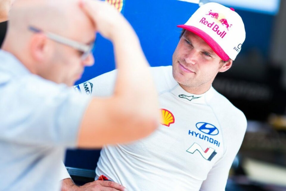 Andreas Mikkelsen. (Foto: Hyundai Motorsport GmbH)
