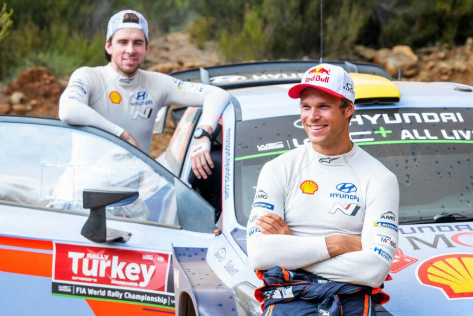Andreas Mikkelsen og Anders Jæger kan si seg godt fornøyde med innsatsen i første dag av Rally Tyrkia. (Foto: Red Bull Content Pool)
