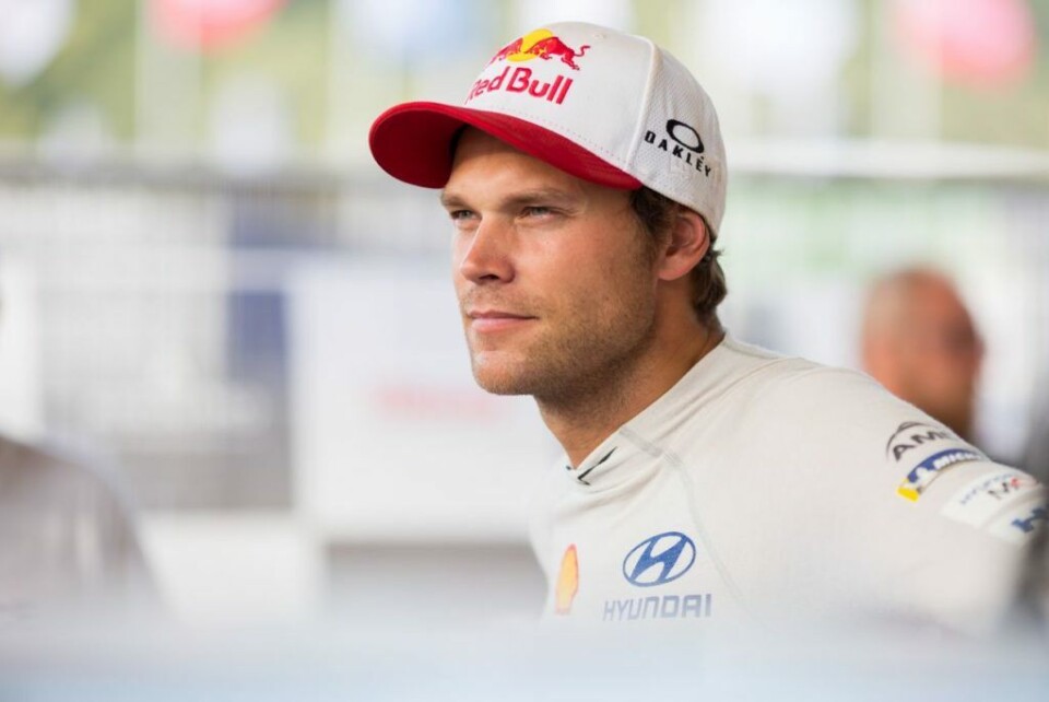 Andreas Mikkelsen. (Foto: Hyundai Motorsport GmbH)