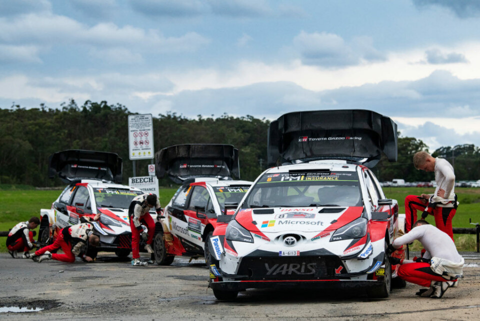 Toyota har dominer denne sesongen, selv om det ikke ble VM-gull. De vant fabrikkmesterskapet, og har to av sine førere på topp av de nest beste - i tillegg til medaljevinner Ott Tänak. (Foto: Red Bull Content Pool)
