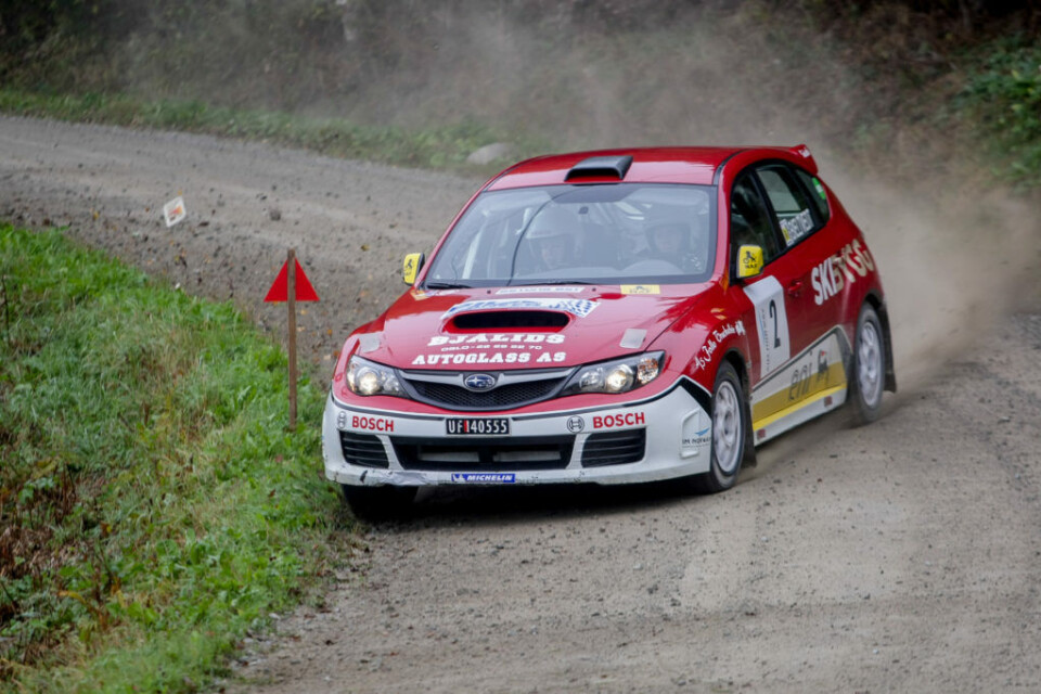 Sveinung Bieltvedt fra NM-finalen i 2013, Rally Hedemarken. Dette ble hans foreløpige siste løp på toppnivå i Norge. (Foto: Simen Næss Hagen)