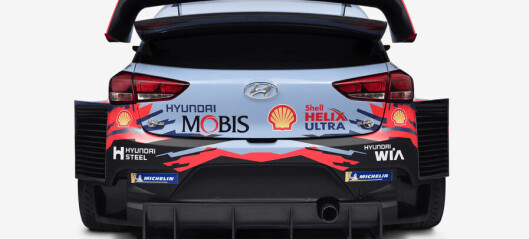 Det første hintet av nytt design på årets WRC-biler