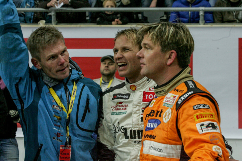 Per Christian Håveødegård, Petter Solberg og Henning Solberg. (Foto: Simen Næss Hagen)