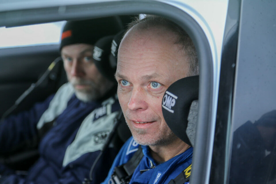 Stian Brøderud og kartleser Hans Petter Aarstad. (Foto: Simen Næss Hagen)