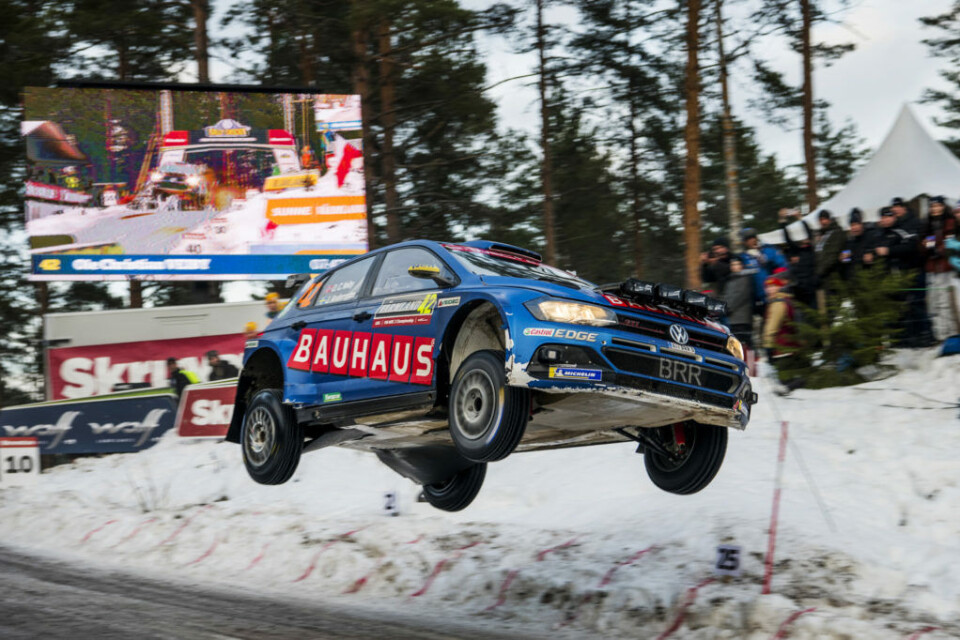 Ole Christian Veiby imponerte med overlegen seier i Rally Sweden i år, som hittil eneste seier i WRC 2-mesterskapet. (Foto: Benjamin A. Ward / Parc Fermé)