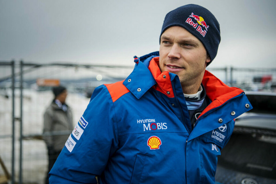 Andreas Mikkelsen fra Rally Sweden forrige helg. (Foto: Benjamin A. Ward / Parc Fermé)