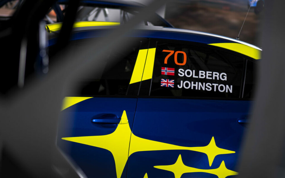– Hadde det ikke vært kult å ha Solberg på sideruta igjen? spurte Oliver. Og det var det amerikanske Subaru-teamet helt enig i. (Foto: Subaru Rally Team USA)