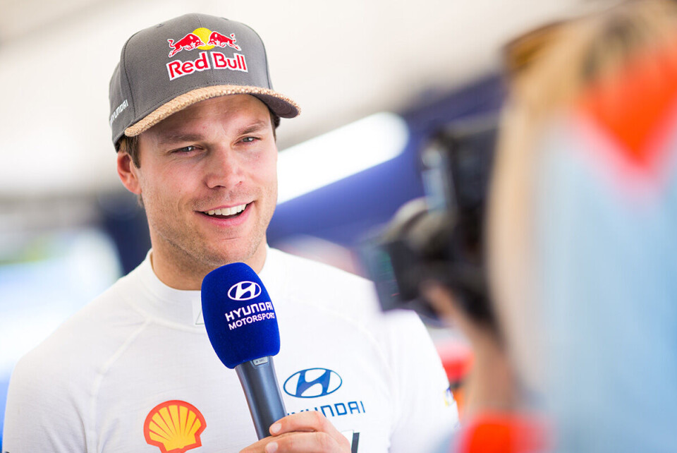 Andreas Mikkelsen. (Foto: Helena El Mokni / Hyundai Motorsport GmbH)
