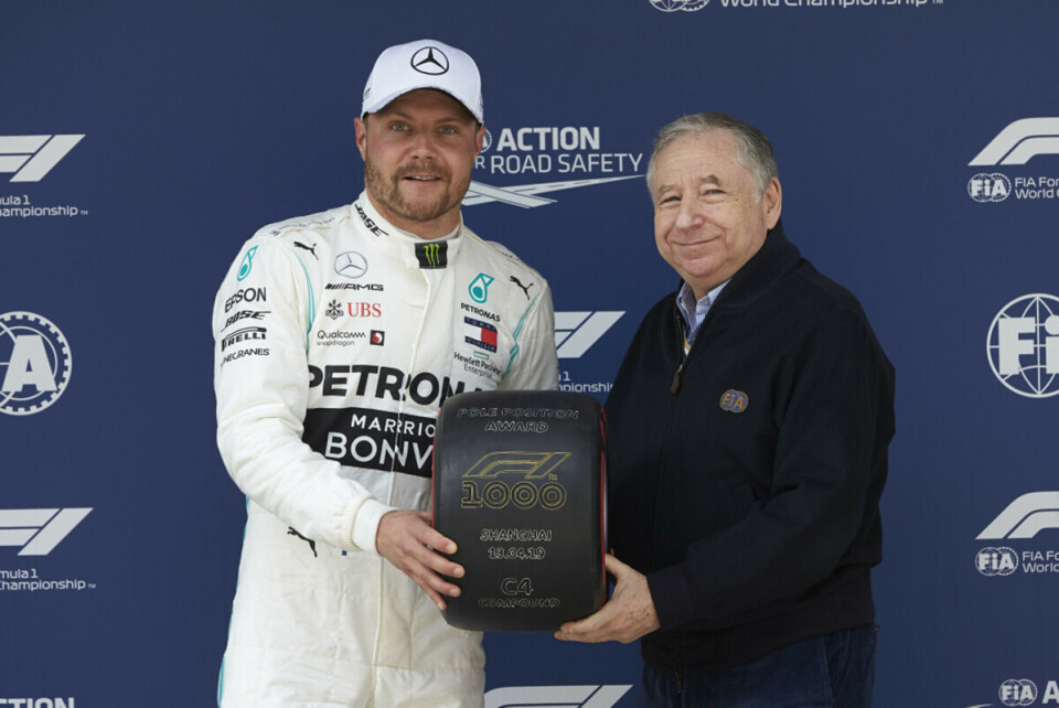Valtteri Bottas, her fra Kinas Grand Prix for to uker siden. (Foto: Steve Etherington)