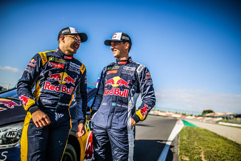 Kevin og Timmy Hansen. (Foto: @World / Red Bull Content Pool)
