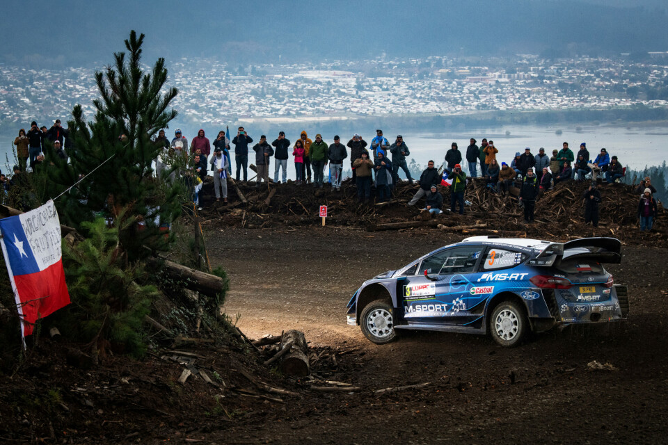 Teemu Suninen under shakedown torsdag. (Foto: Red Bull Content Pool)