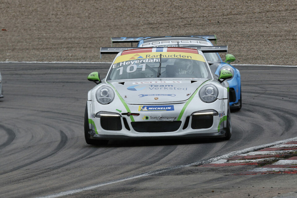 Emil Heyerdahl og de andre norske Porsche-gutta har en spennende helg i vente. (Foto: Micke Fransson / teambild.se)