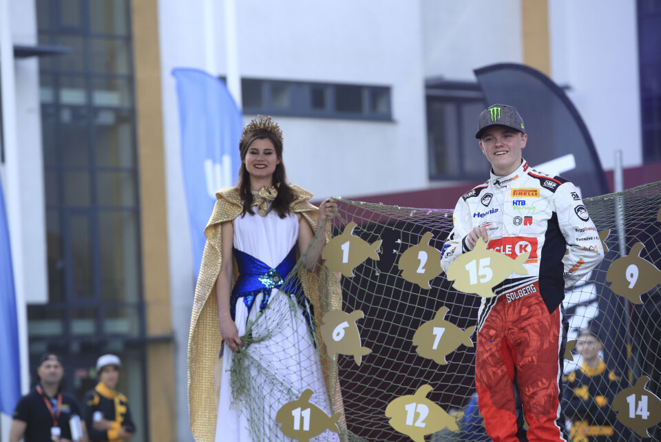 Denne fisken indikerer hvilken startposisjon Oliver Solberg har valgt inn mot lørdagens etapper. (Foto: Gregory Lenormand / DPPI)
