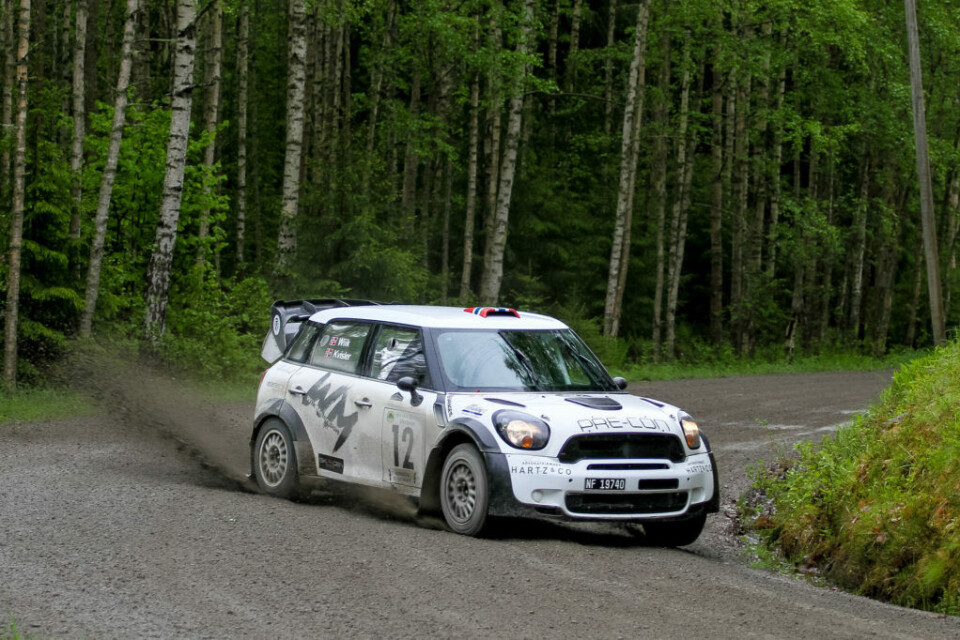 Andreas Wiik har slitt med å holde sine Hyundai Accent WRC-biler i teknisk stand de siste to sesongene. Innkjøpet av en Mini John Cooper Works WRC viste seg å være en suksess. (Foto: Oliver Alfredsen / Parc Fermé)