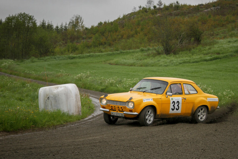 Tom Slaastad kjørte Aurskog-Høland Rally sist helg, men måtte dessverre bryte med motorproblemer. (Foto: Oliver Alfredsen)