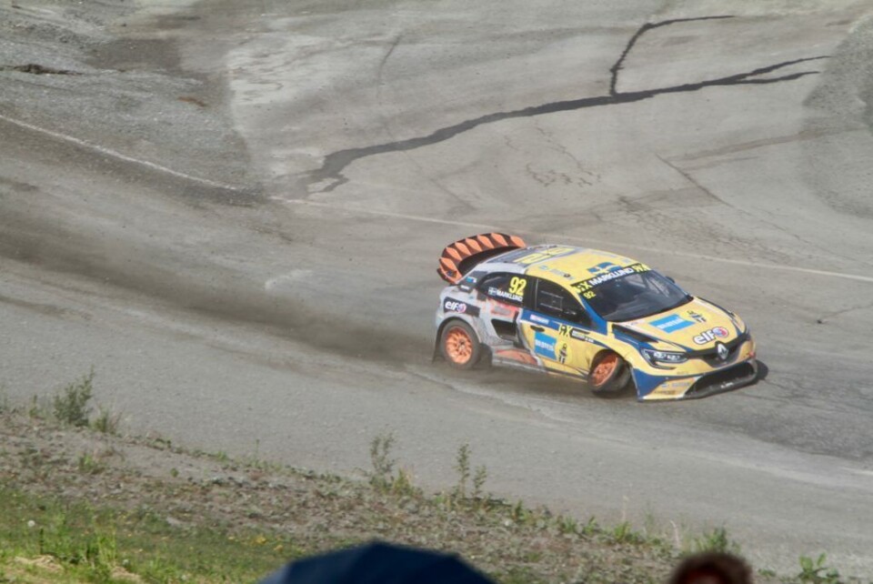 Anton Marklund greide å kjøre Q4 med ødelagt hjuloppheng (Foto: Ronny Blix / Parc Fermé)
