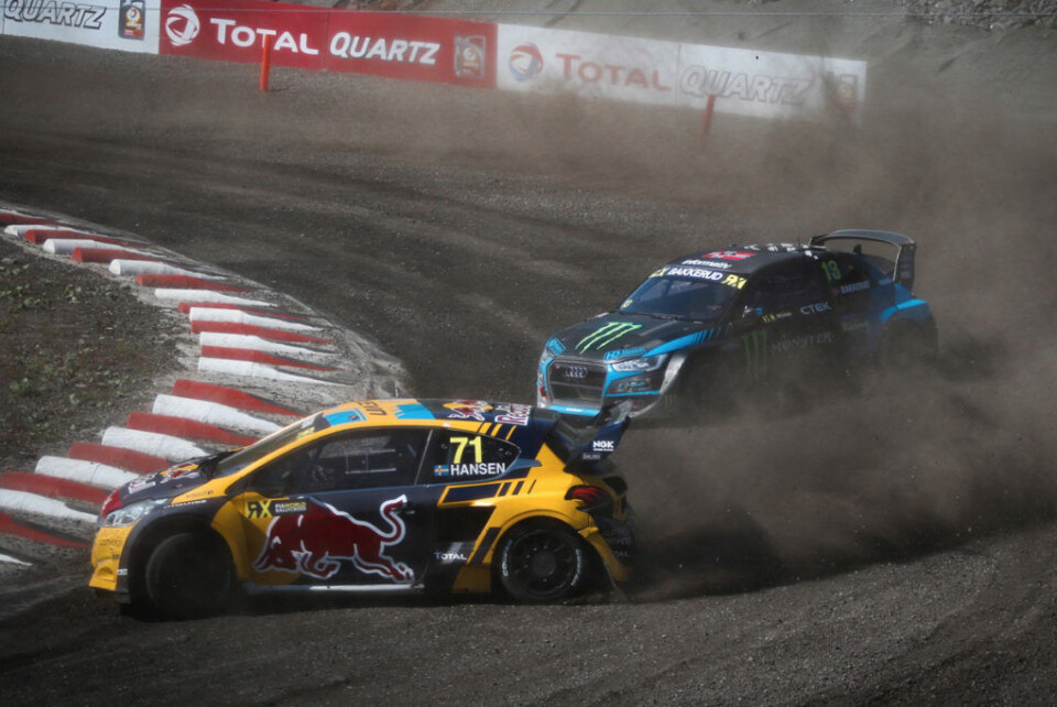 Andreas Bakkerud ble liggende for tett til Kevin Hansen i front til at han kunne tjene noe tid på konkurrentene bakfra. Her fra en av de tidligere omgangene. (Foto: Sunniva Rudi / Parc Fermé)