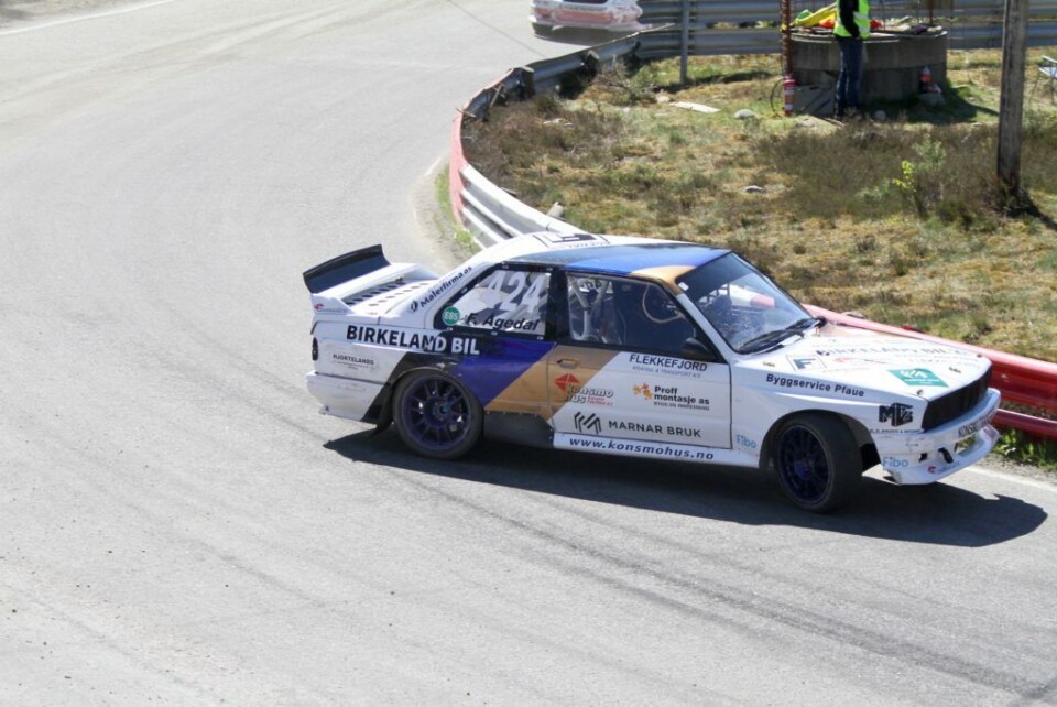Fredrik Ågedal i sin BMW M3. (Foto: Ronny Blix/Parc Fermé)