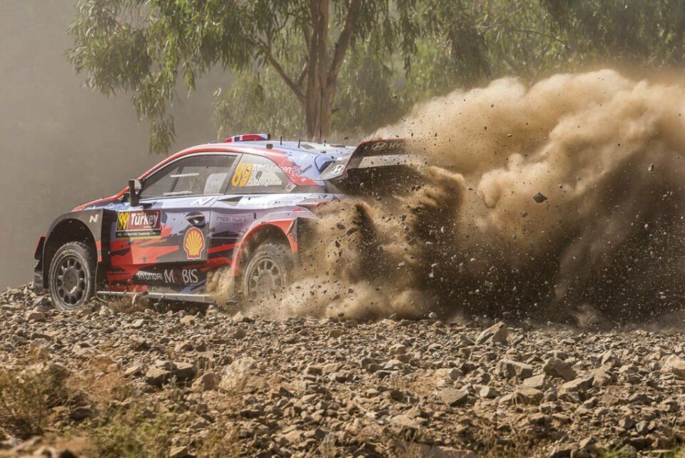 Svært tøffe forhold venter Andreas Mikkelsen og resten av VM-eliten denne helgen. (Foto: Fabien Dufour Worldwide / Hyundai Motorsport GmbH)