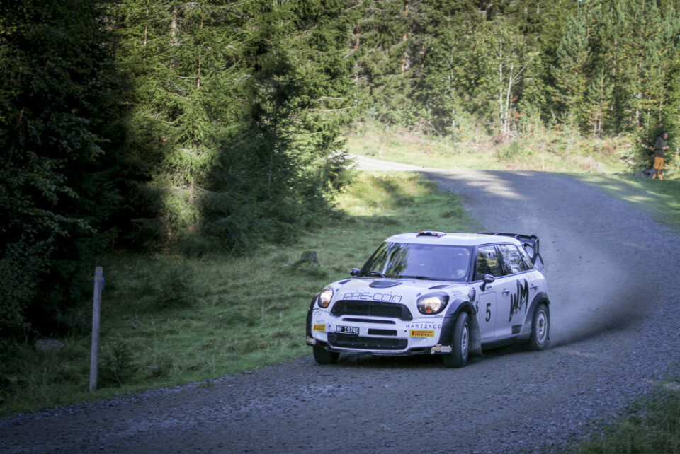 Rally Hedemarken i fjor, her ved Andreas Wiik. (Foto: Oliver Alfredsen)