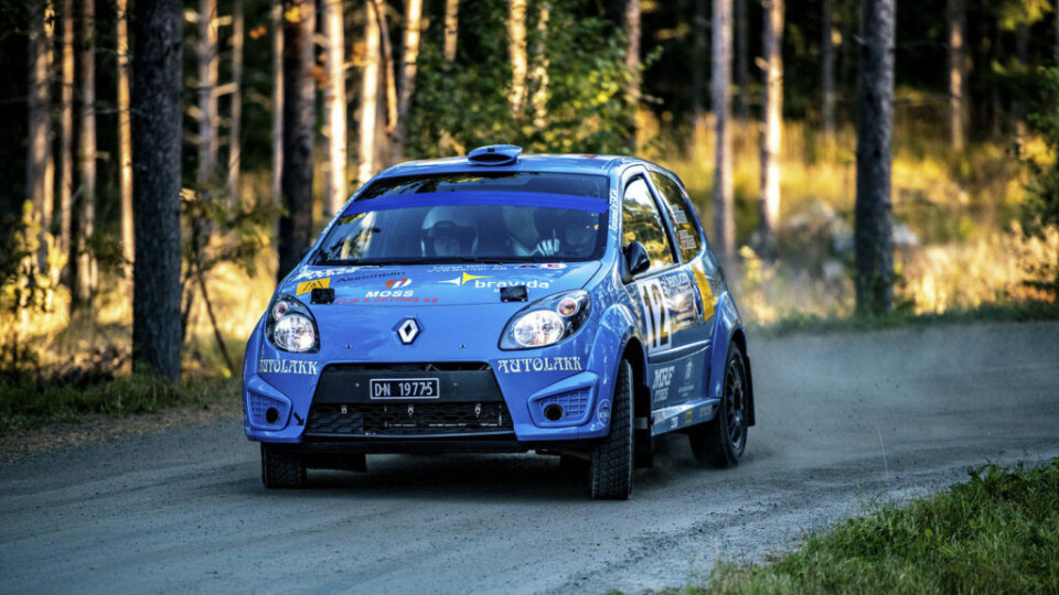 Morten Storsveen under Rally Hedemarken før han måtte bryte. (Foto: Roar T. Møllegård)