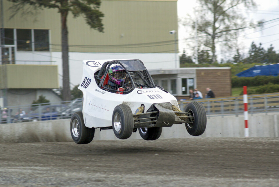 Andreas Wiik ble norgesmester i crosskart i 2007, her fra Momarken i sesongåpningen det året. Noe NM-gull i rally er imidlertid ingen stor ambisjon for ham. (Foto: Simen Næss Hagen / Parc Fermé)