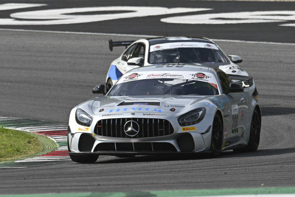I sesongfinalen på Mugello startet Schjerpens team, Nova Race, et tett kundesamarbeid med Mercedes i forbindelse med videre satsing i denne GT4-børsa. (Foto: Nova Race)