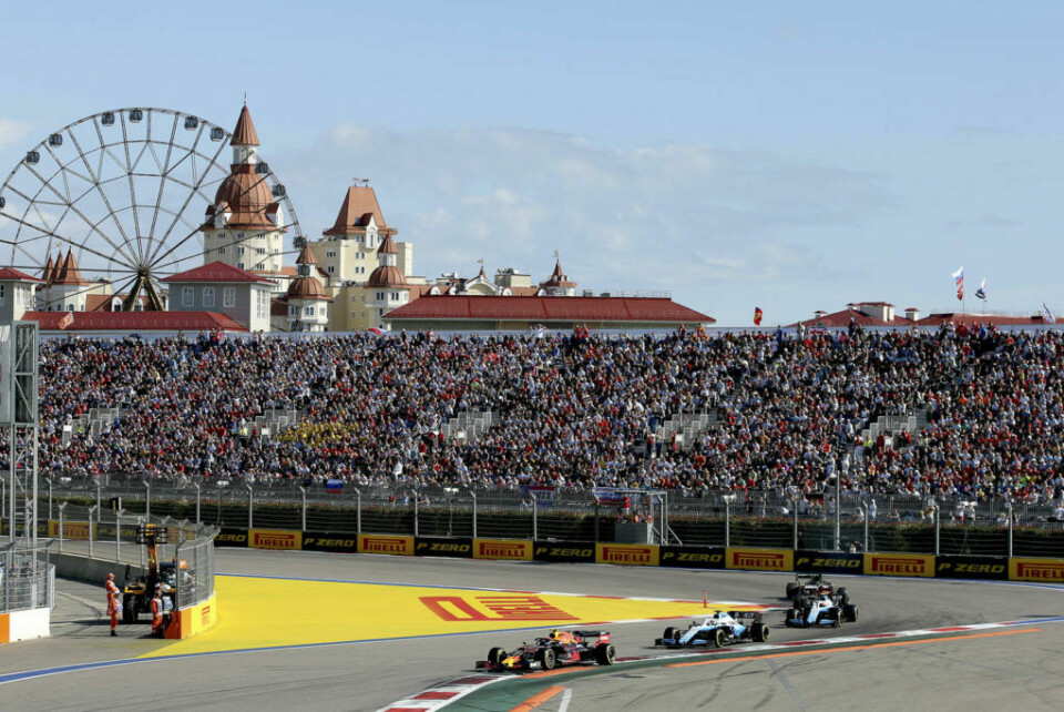 Russland Grand Prix er blitt arrangert i Sotsji hvert år siden 2014 og har kontrakt til og med 2025. (Foto: Charles Coates/Getty Images)