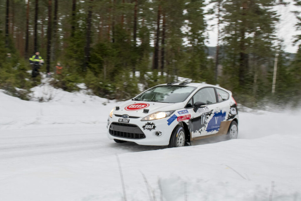 Stig Rune Skjærmoen og kartleser Martin Otterstad. (Foto: Roar T. Møllegård)