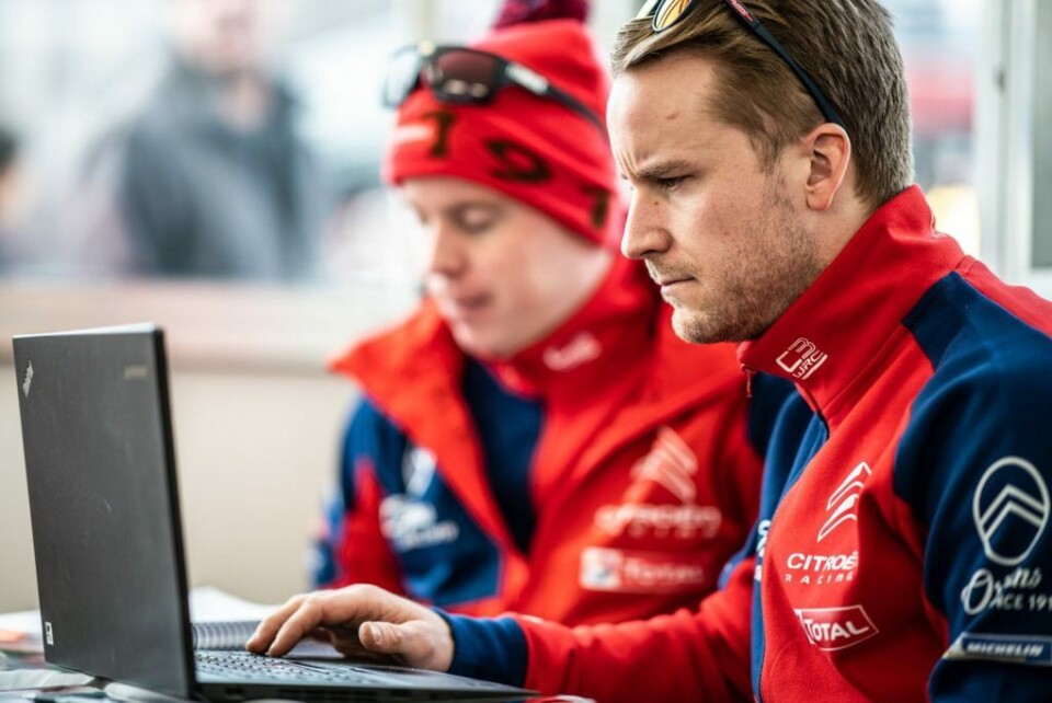 Mads Østberg og kartleser Torstein Eriksen. (Foto: Jiri Simecek / MCH Photography)