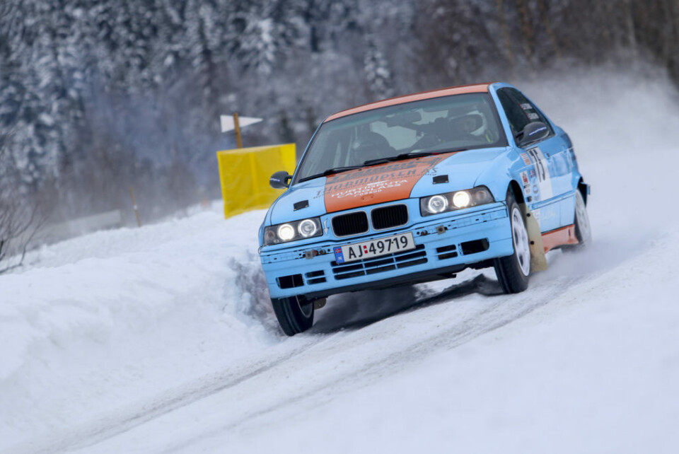 Lars Johan F. Strand, her fra Numedalsrally som er blitt hans faste vintertradisjon. (Foto: Simen Næss Hagen / Parc Fermé)