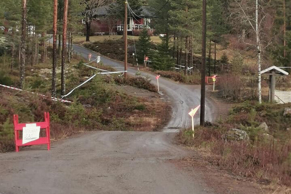 Slik så det ut inne på Finnskogen-etappen tidligere denne uken, fotografert av mangeårig rallyildsjel Tor Solbergseter som ble publisert på sosiale medier. (Foto: Tor Solbergseter)