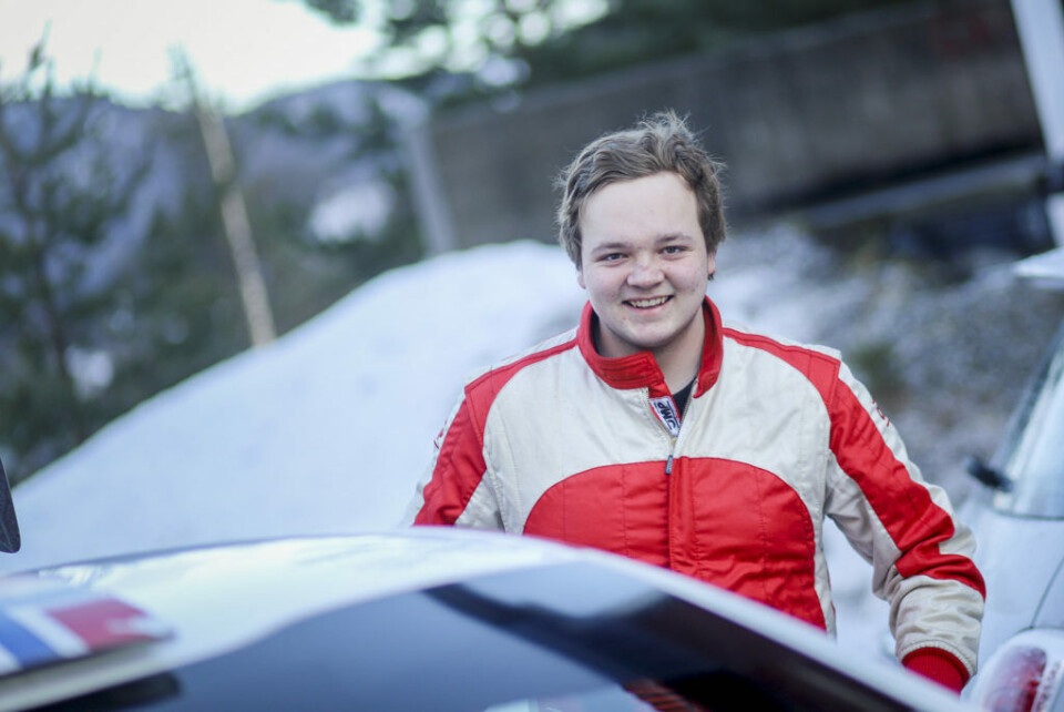 Philip Nygård Bakken er førstereis i R2 i Rally-NM. (Foto: Simen Næss Hagen / Parc Fermé)
