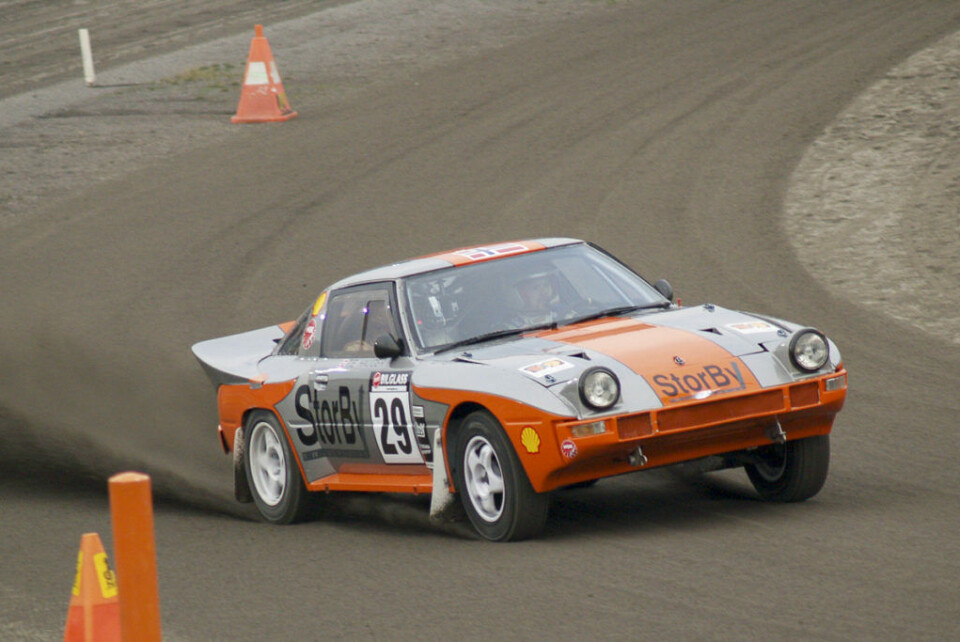 Tom Erik Hauger i sin Mazda RX-7, her fra Bjerkesprinten i 2006. (Foto: Simen Næss Hagen / Parc Fermé)